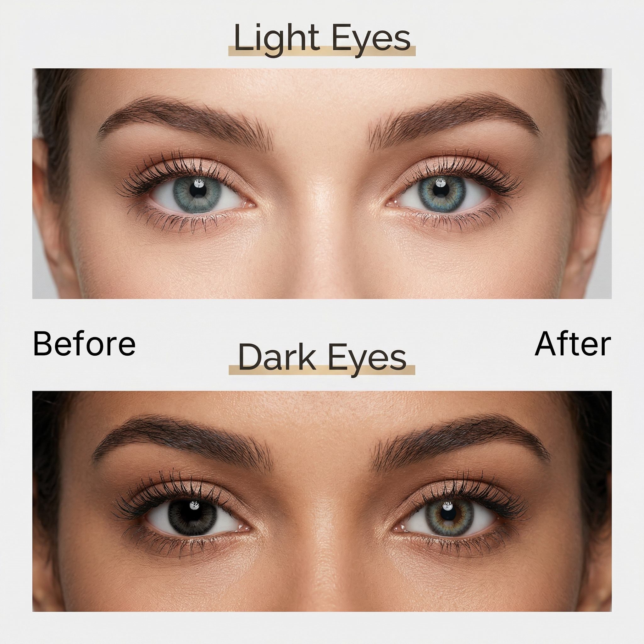 Godestar Azure Mirage Colored Contact Lenses | Natural Blue Contacts | 6-Month Wear