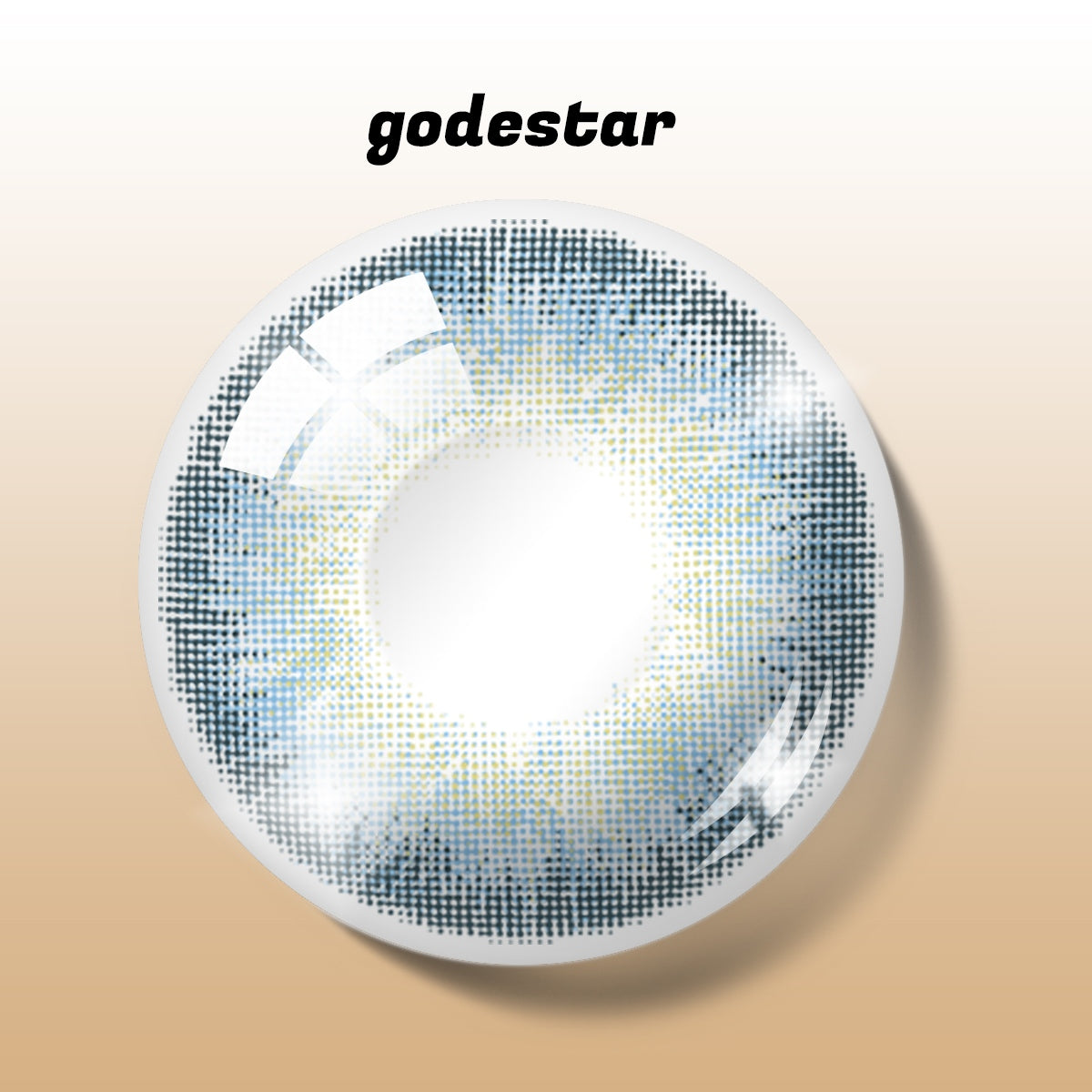 Godestar Glacier Green 6-Month Wear Colored Contact Lenses