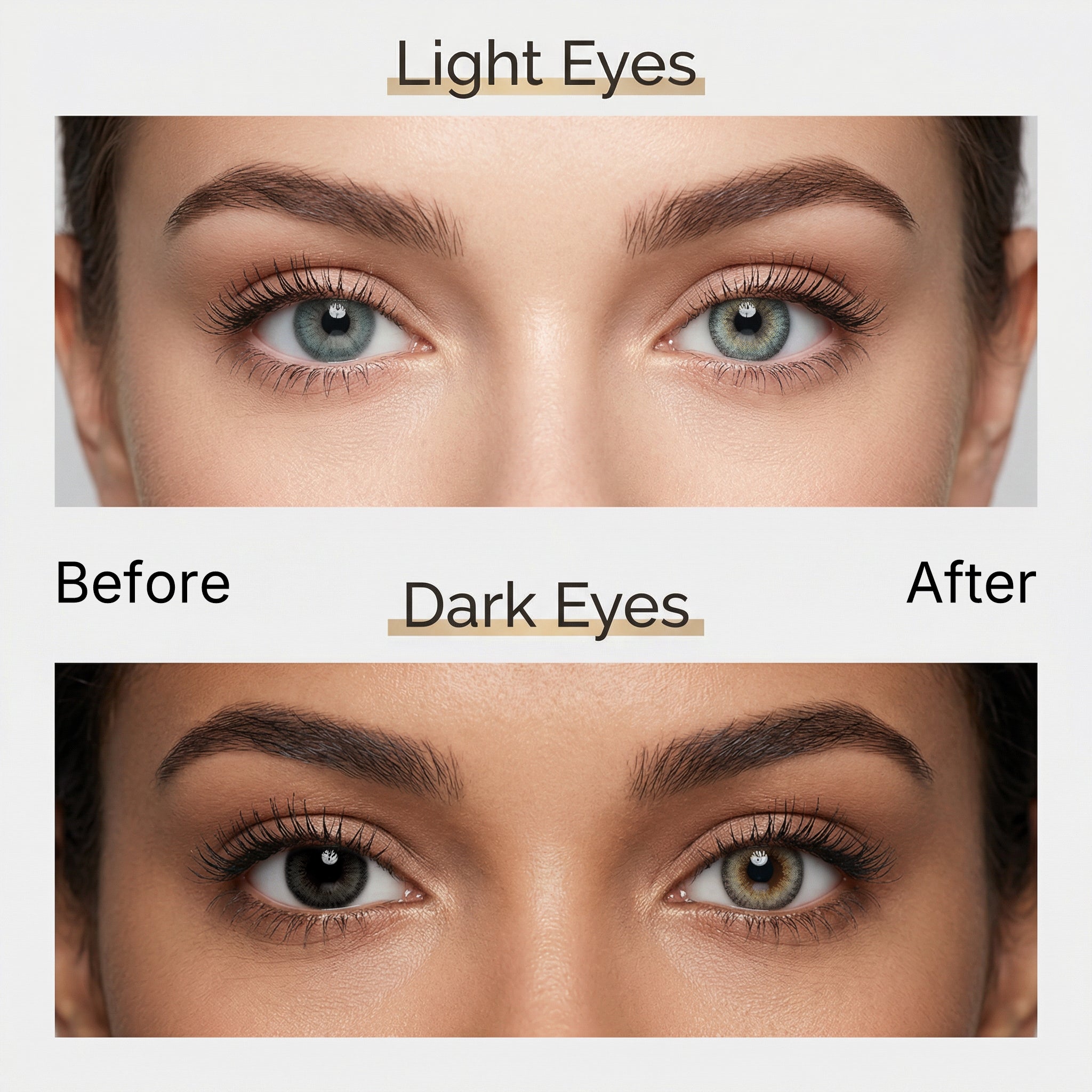 MIIEMO Pearl Grey Colored Contacts (6 Months)