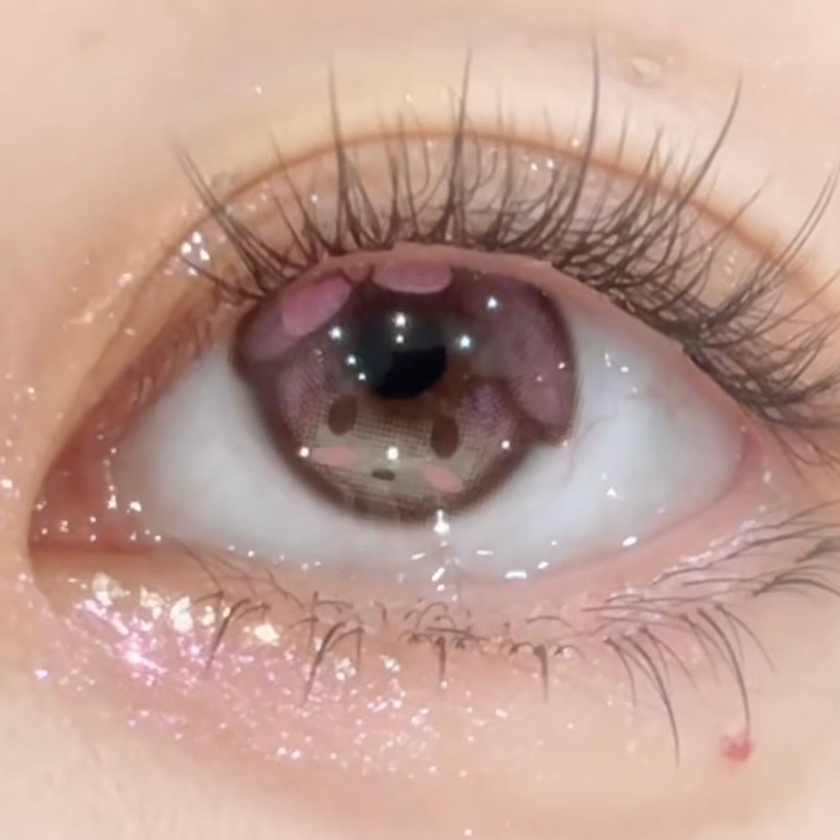 Eylumi Melody Pink Cosplay Colored Contact Lenses