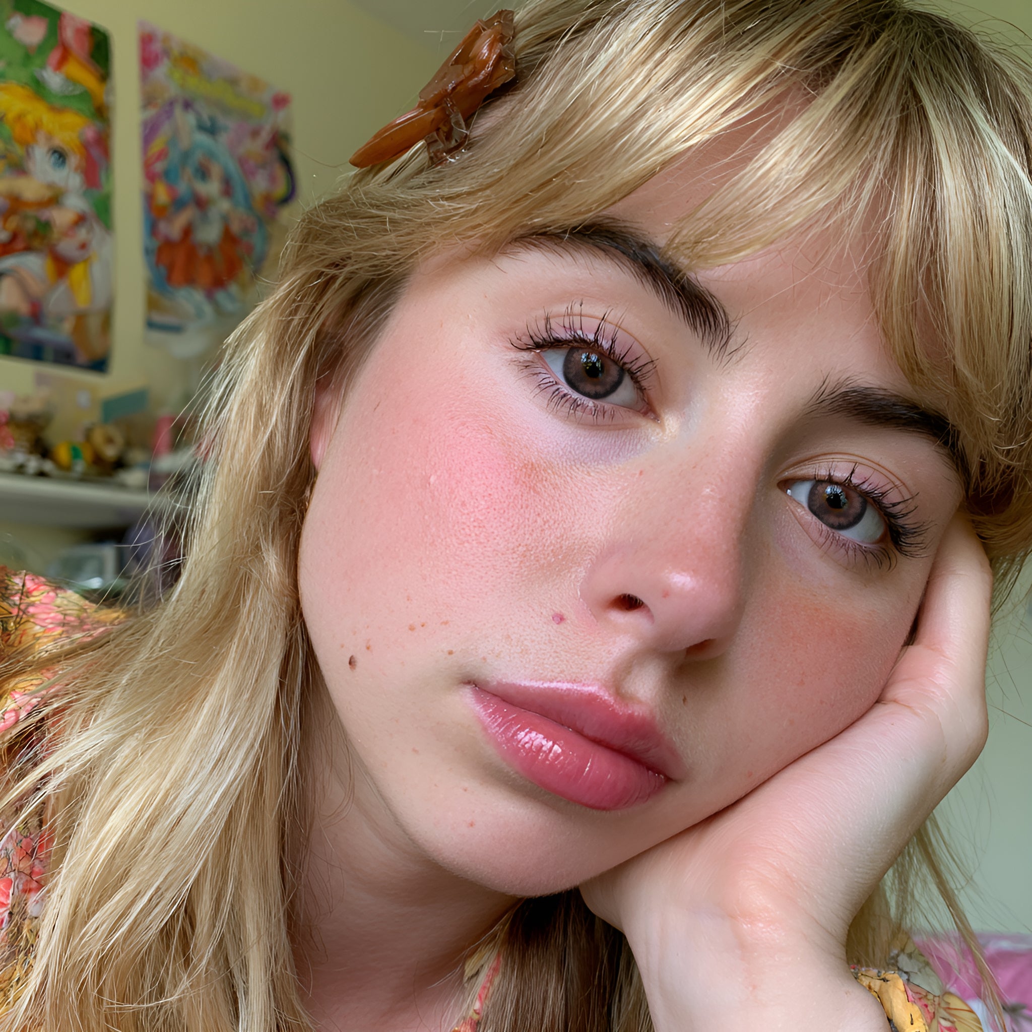 MIIEMO Toffee Brown Colored Contact Lenses – Warm Sun-Kissed Brown Contacts for Dark Eyes | 6 Months Wear