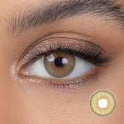 Eylumi Burnt Butter Hazel Colored Contact Lenses - Natural Hazel Eye Enhancement | 1-Day Daily Lenses