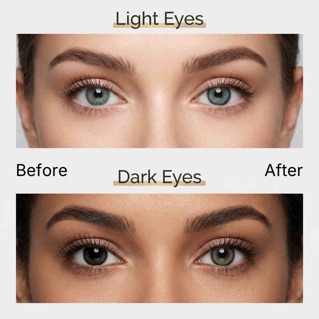 Godestar Lunar Echo Colored Contact Lenses | Natural Grey Contacts | 6-Month Wear