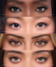 Eylumi Heavenly Hazel Colored Contact Lenses - Natural Hazel Eye Enhancement | 3-Month Reusable Lenses