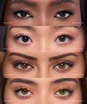 Eylumi Matcha Green Colored Contact Lenses - Natural Green Eye Enhancement | 3-Month Reusable Lenses