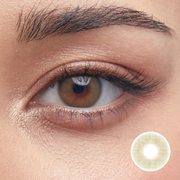 Eylumi Mystic Olive Colored Contact Lenses - Natural Green Eye Enhancement | 1-Day Daily Lenses