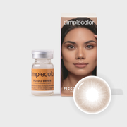 Eylumi Piccolo Brown Colored Contact Lenses - Natural Brown Eye Enhancement | 3-Month Reusable Lenses