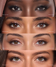 Eylumi Saba Grey Colored Contact Lenses - Natural Gray Eye Enhancement | 1-Day Daily Lenses