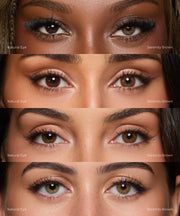 Eylumi Serenity Brown Colored Contact Lenses - Natural Brown Eye Enhancement | 3-Month Reusable Lenses