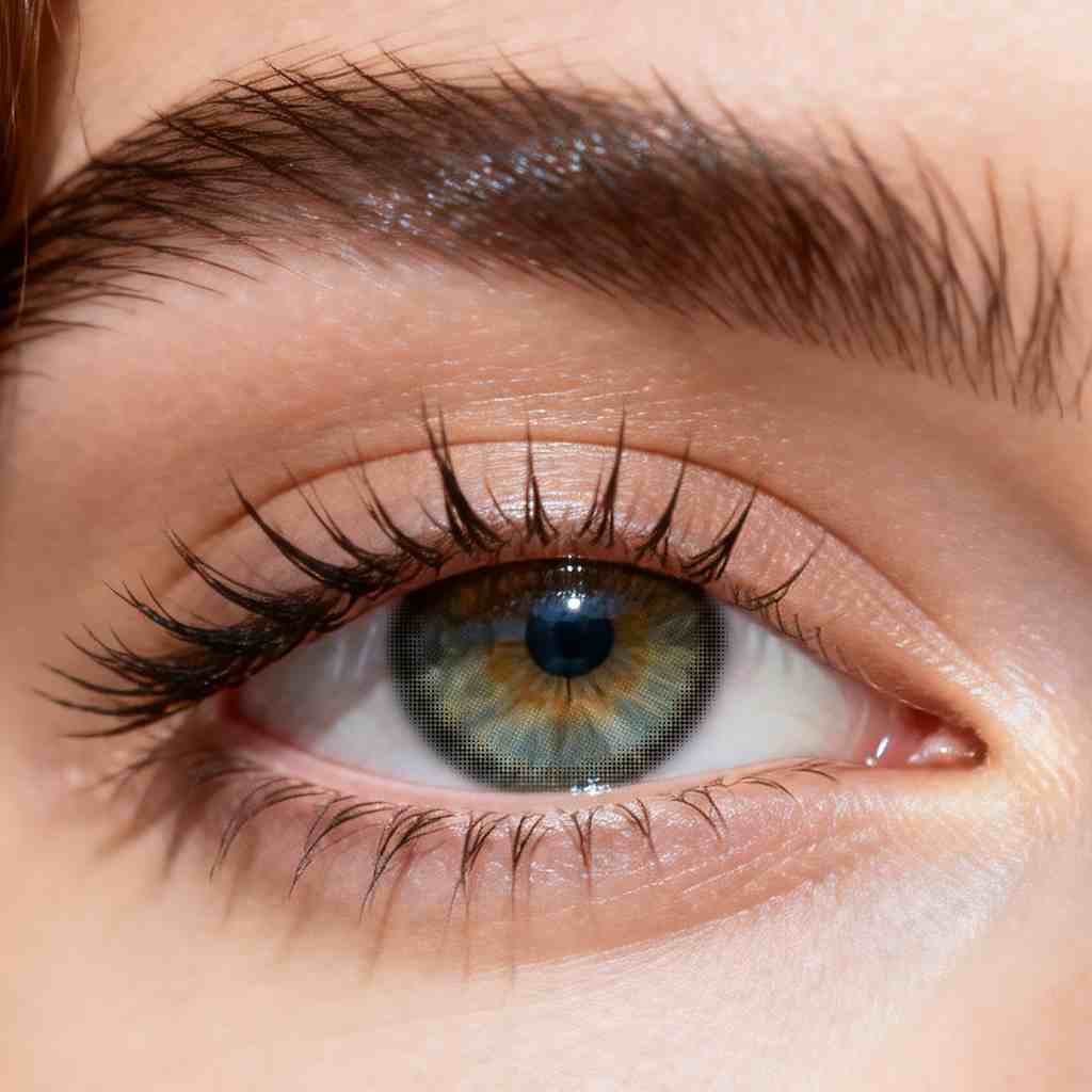 Godestar Lunar Echo Colored Contact Lenses | Natural Grey Contacts | 6-Month Wear