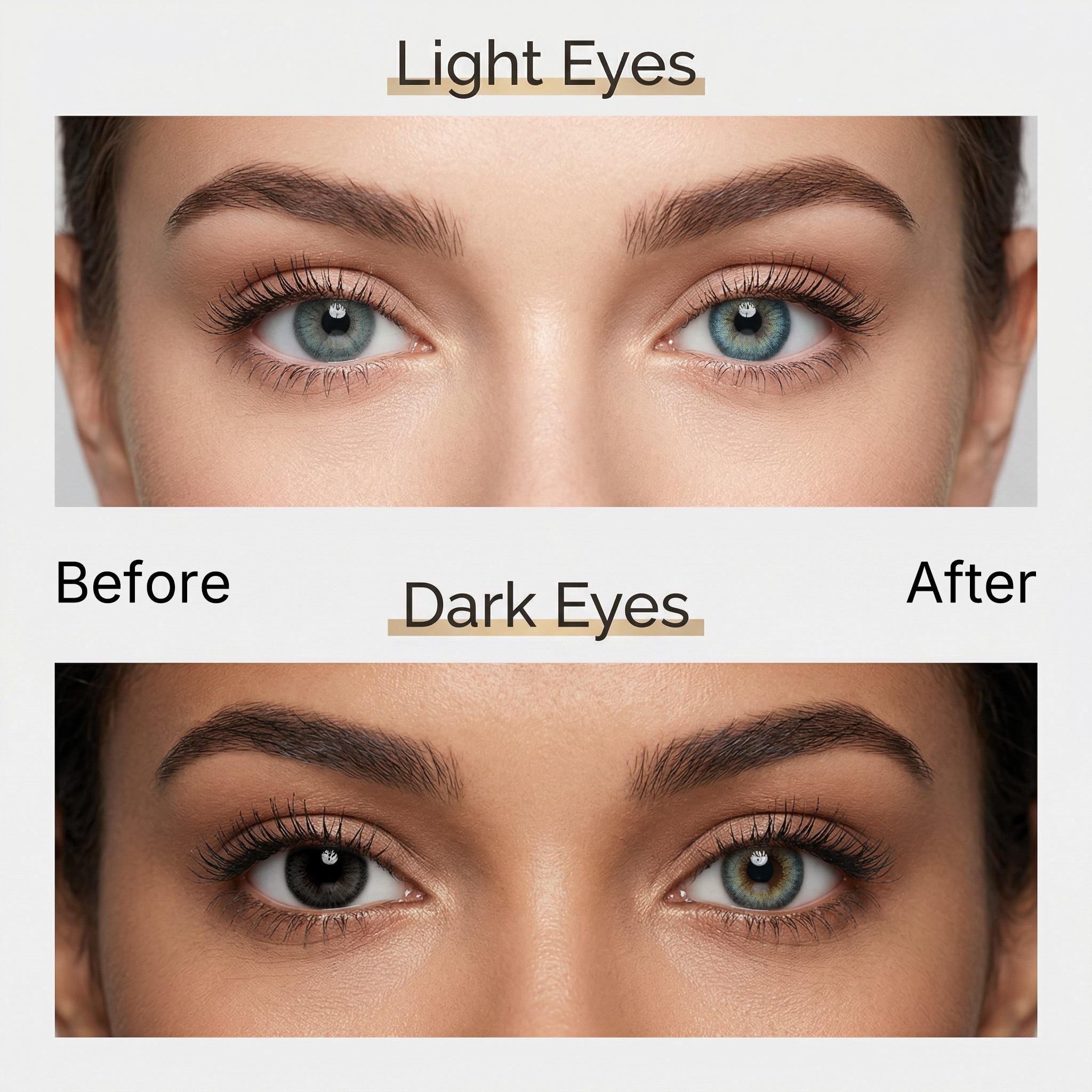 Godestar Glacier Green 6-Month Wear Colored Contact Lenses